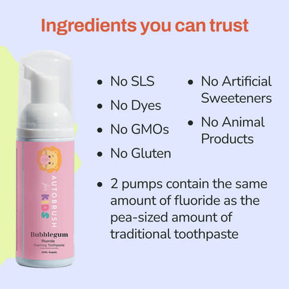 Foam Toothpaste Sampler